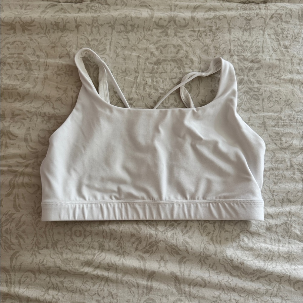 Exhale Athleta Large D-DD+ Sports Bra, White